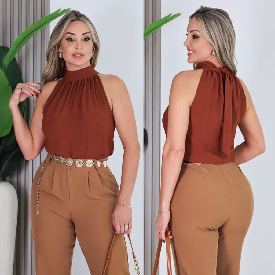 Blusa Sélene — Duna Gola Alta