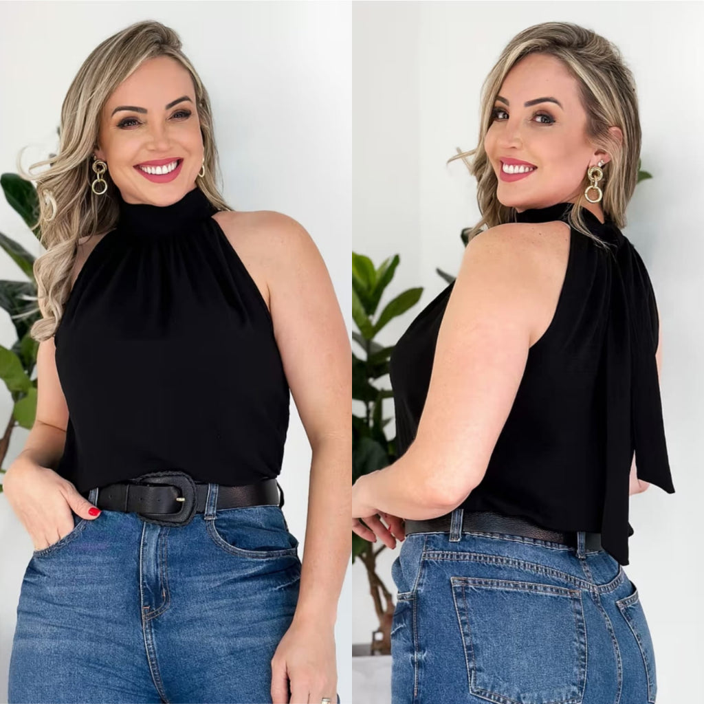 Blusa Sélene — Duna Gola Alta