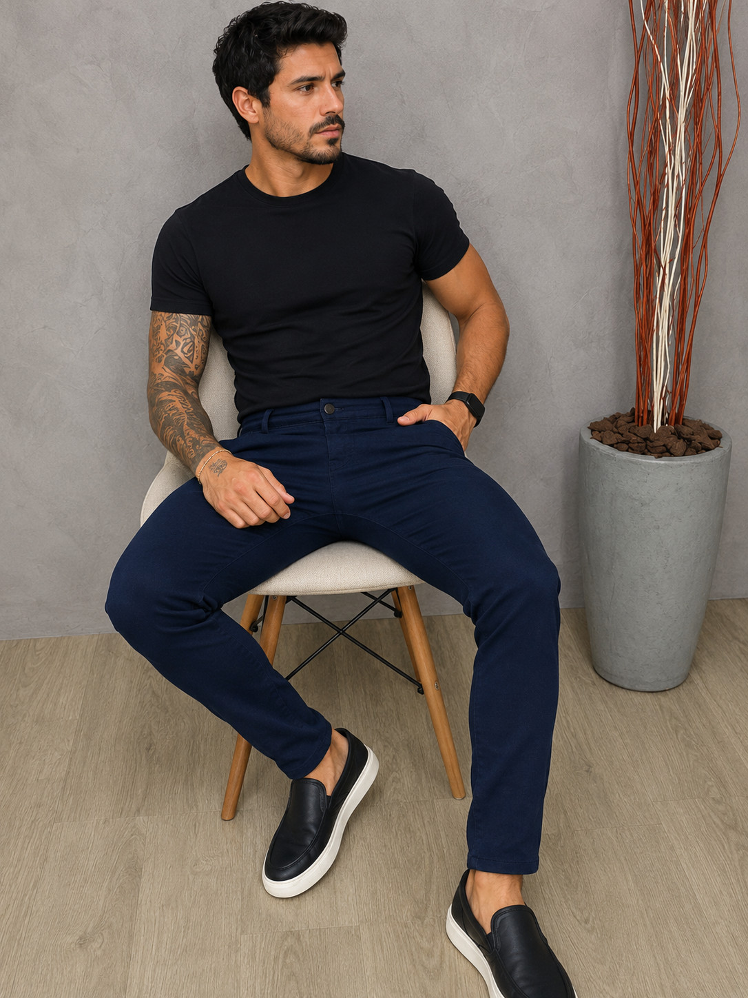 Calça Jeans Stratus — Slim Fit Premium