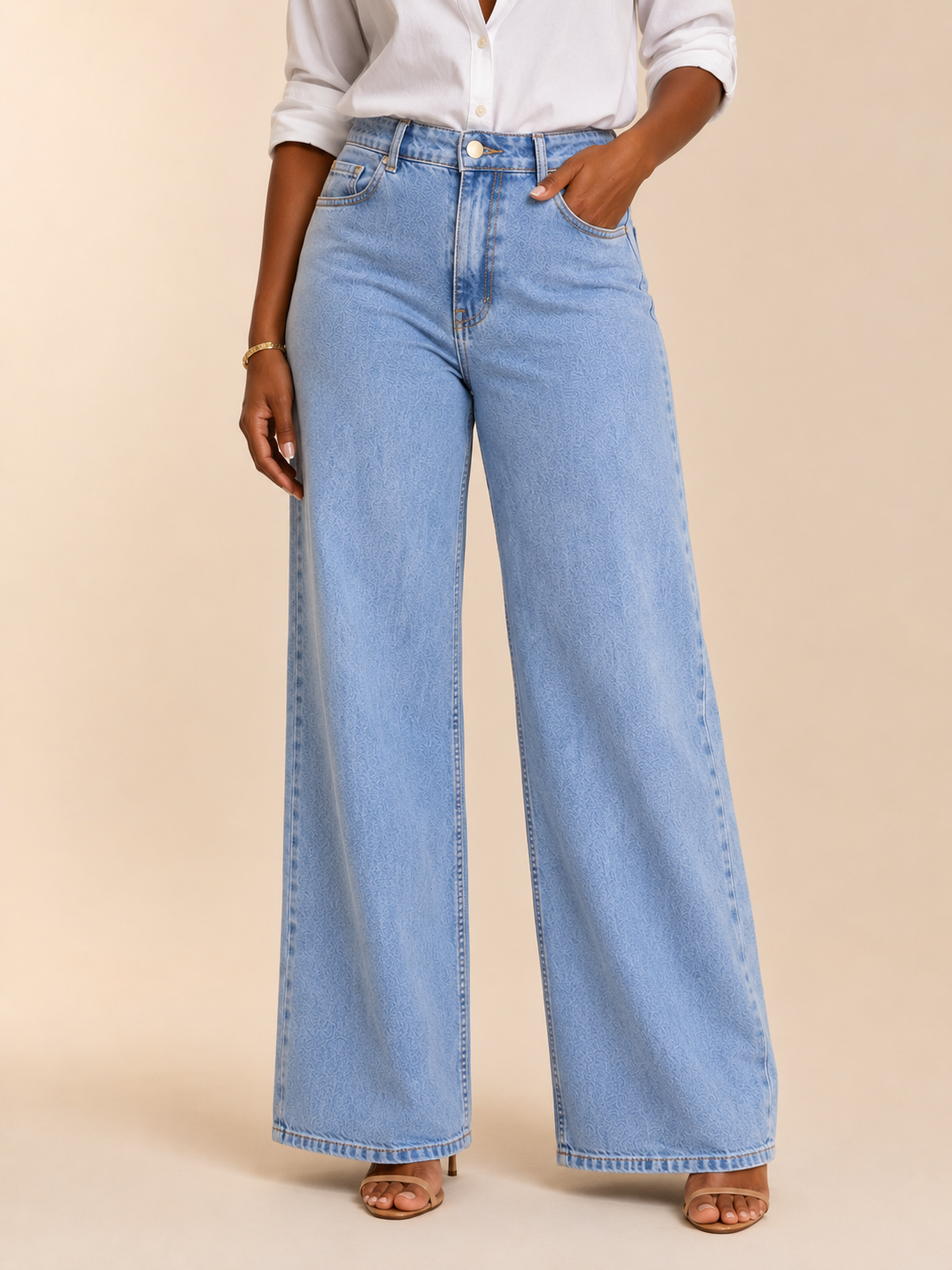 Calça Éssia — Wide Leg Encorpado
