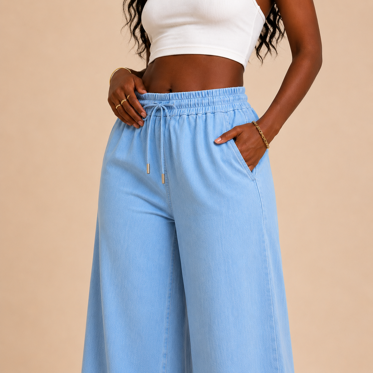 Calça Íris — Jeans Pantalona