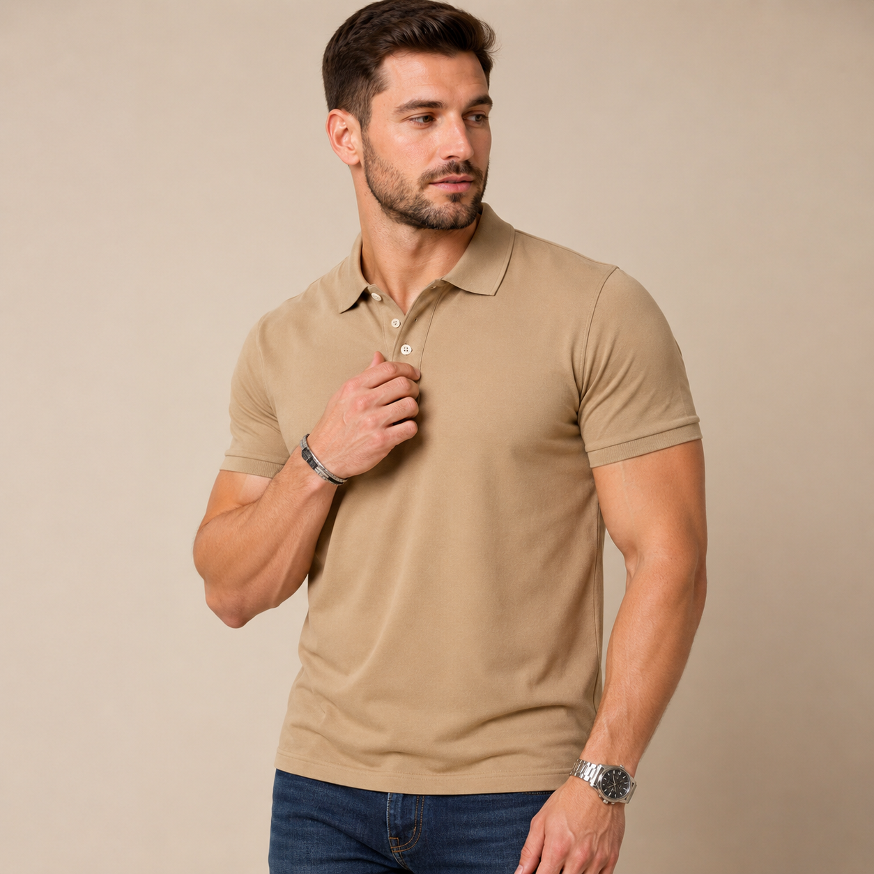 Camisa Polo Vértice — Piquet Premium