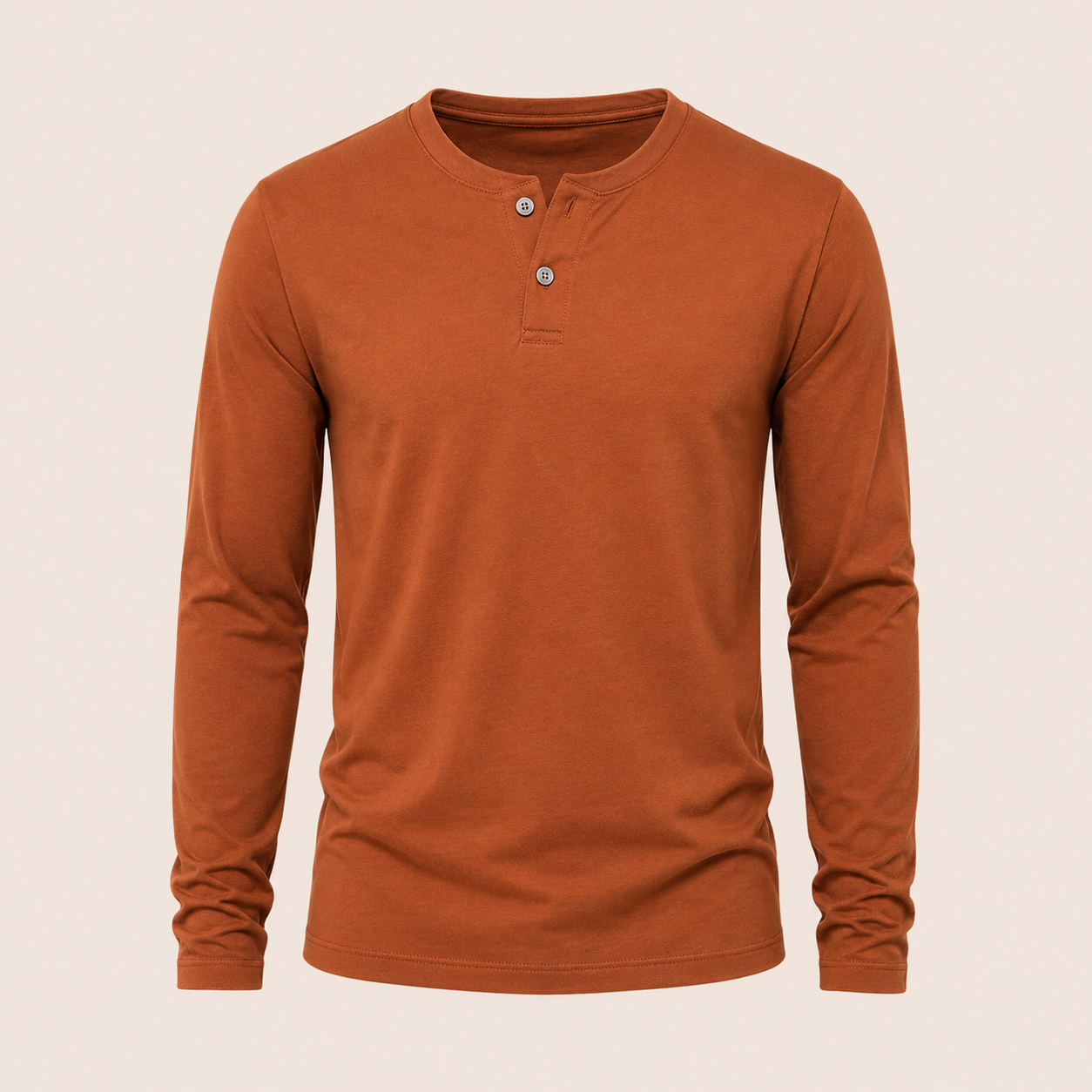 Camisa Henley Silver — Slim Fit