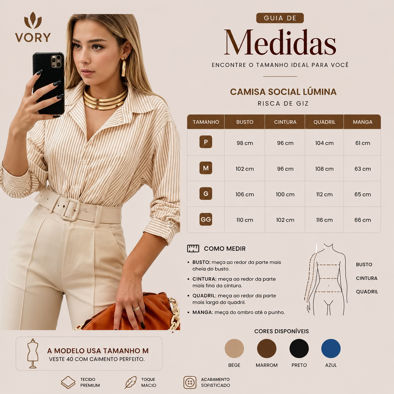 Camisa Social Lúmina — Risca de Giz