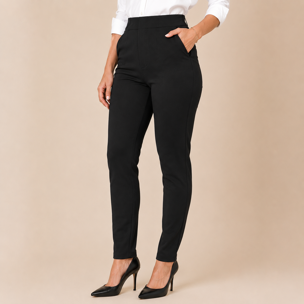 Calça Élisse — Alfaiataria Skinny
