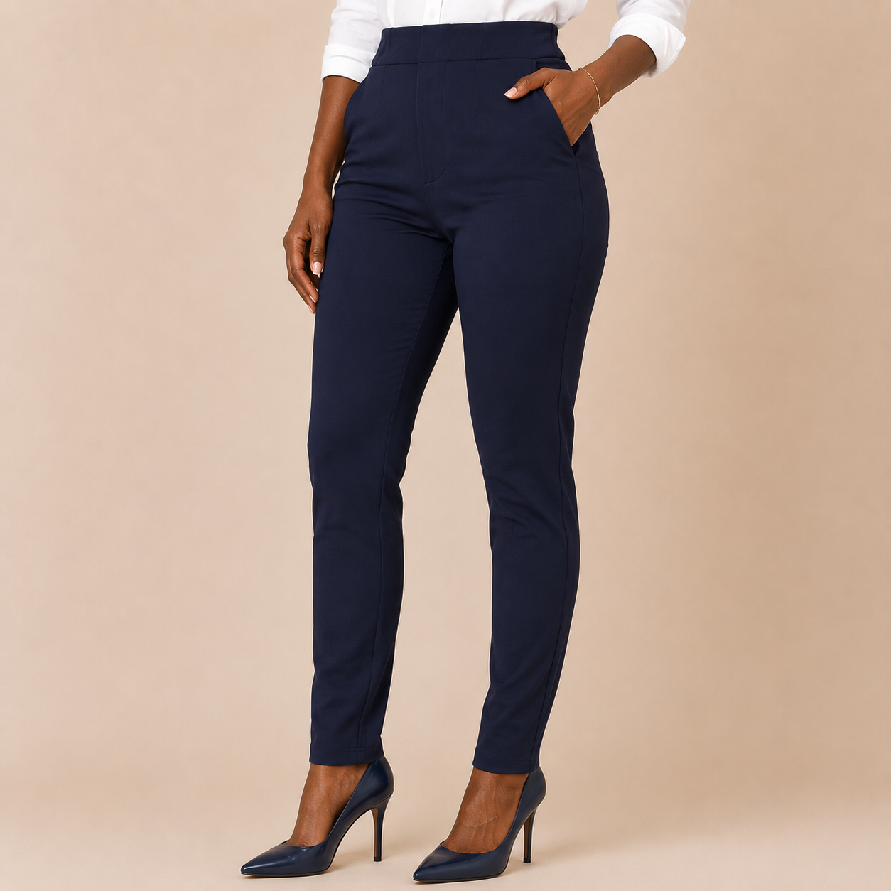 Calça Élisse — Alfaiataria Skinny
