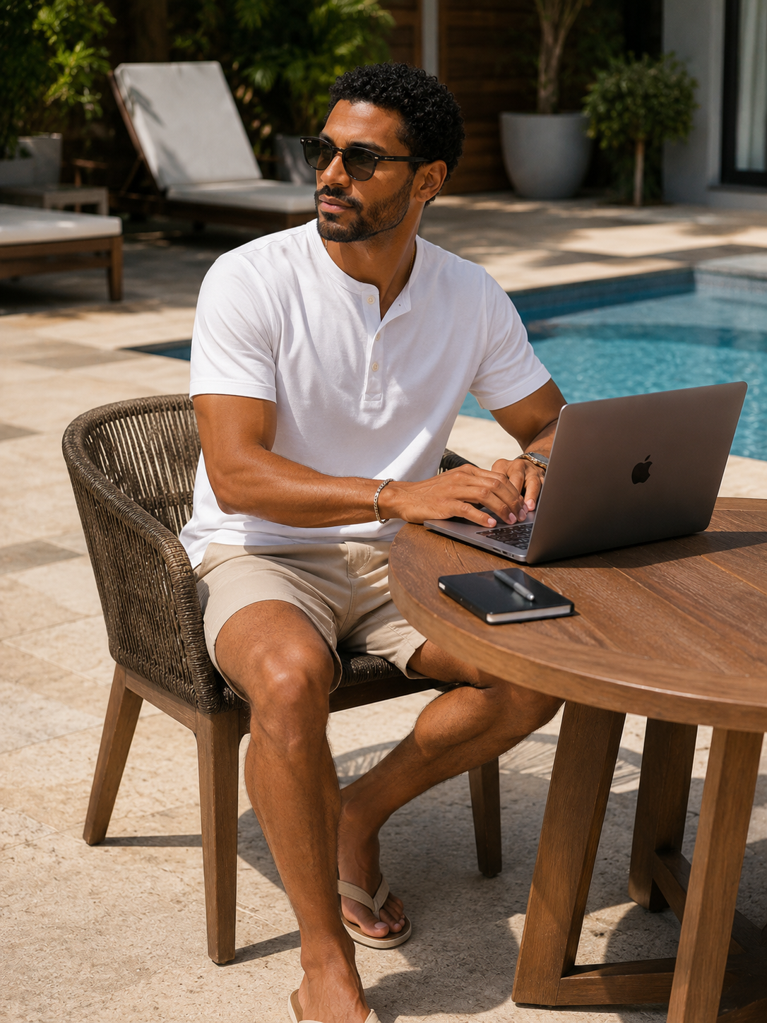 Camisa Henley Aura — Algodão Premium