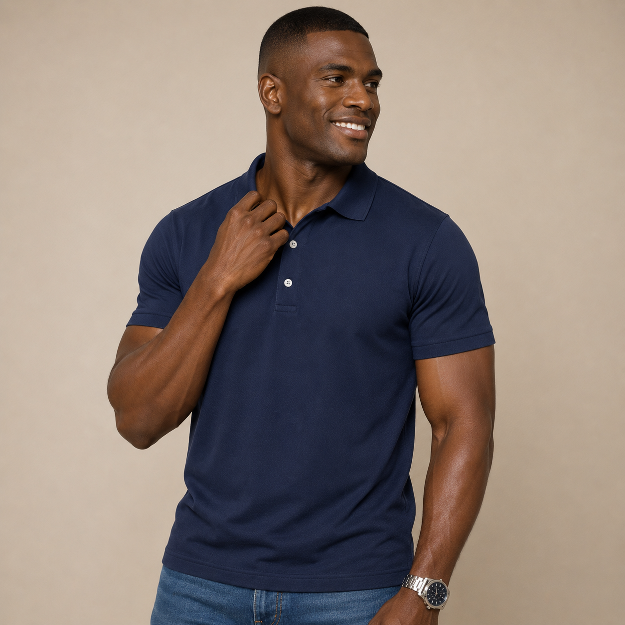 Camisa Polo Vértice — Piquet Premium